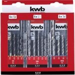 KWB POWERBOX 3-er-Set 15-tlg. 3-8mm