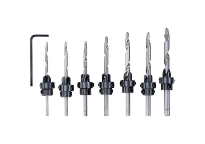 KWB Aufstecksenkbohrer-Satz 8-tlg. 3-6mm