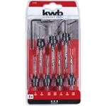 KWB Aufstecksenkbohrer-Satz 8-tlg. 3-6mm