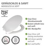 Wenko WC-Sitz Kos, Easy Close Thermoplast