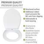 Wenko WC-Sitz Cuore, Duroplast embossed