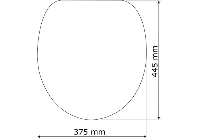 Wenko WC-Sitz Sabbia, Duroplast