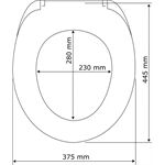 Wenko WC-Sitz Sabbia, Duroplast