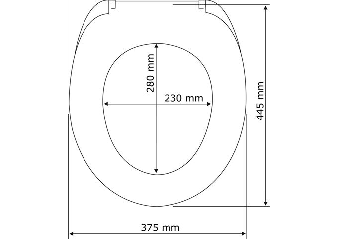 Wenko WC-Sitz Sabbia, Duroplast