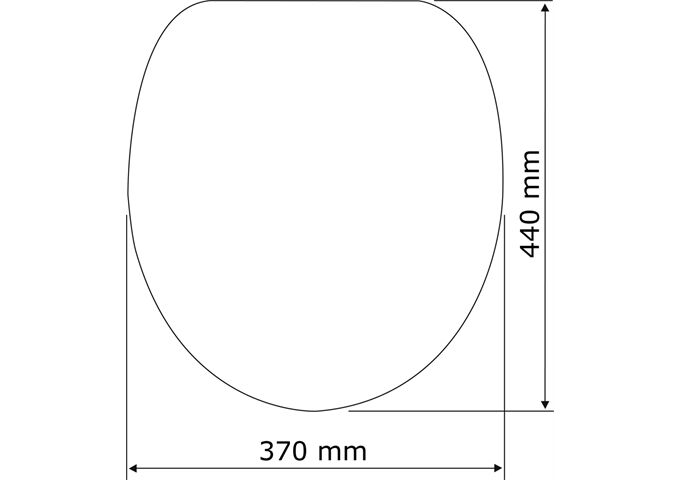 Wenko WC-Sitz Santana, weiß Duroplast