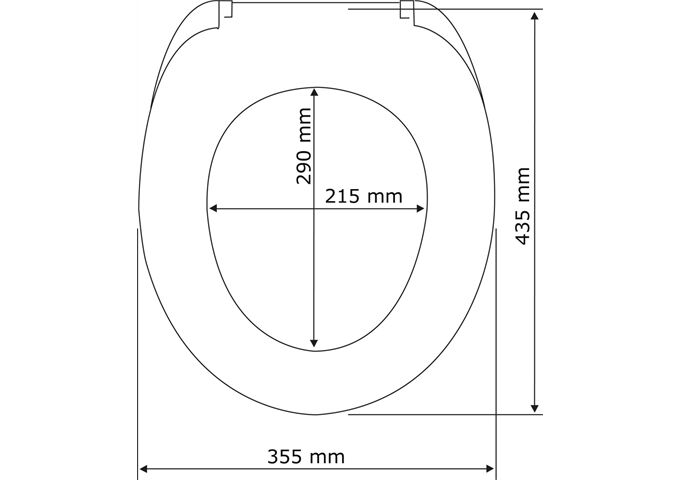 Wenko WC-Sitz Santana, weiß Duroplast