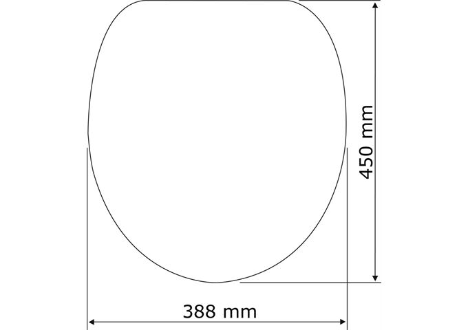 Wenko WC-Sitz Shell Heart, Duroplast Duroplast Acryl