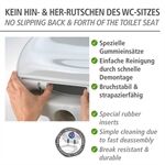 Wenko PREMIUM WC-Sitz Ottana granit, Duroplast