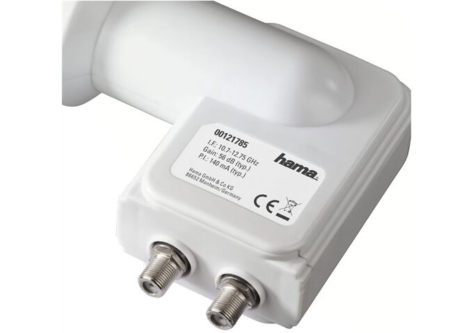 Hama Hama Universal-Twin-LNB ausziehbarWetterschutzgehä