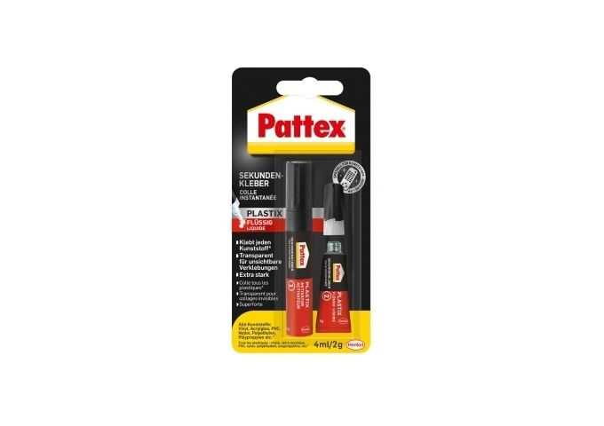  Pattex Sekundenkleber Plastik flüssig 4ml/2g