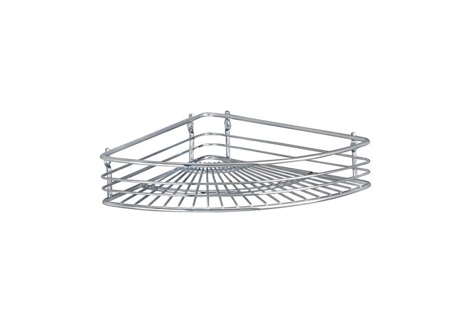 Wenko Bad Eckwandablage Milano 1 Etage, 22,5x31,5x6 cm