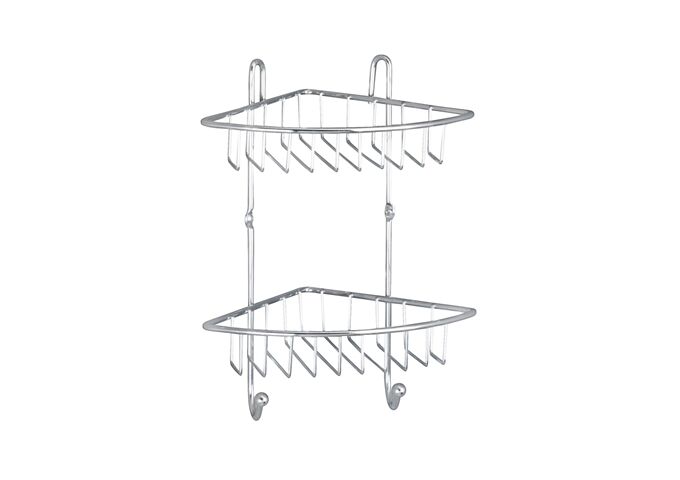 Wenko Badeckregal Milano 2 Etagen 16,5x22,5x30 cm