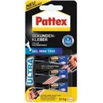 Pattex Sekundenkleber Mini Trio Gel3 x 1 g