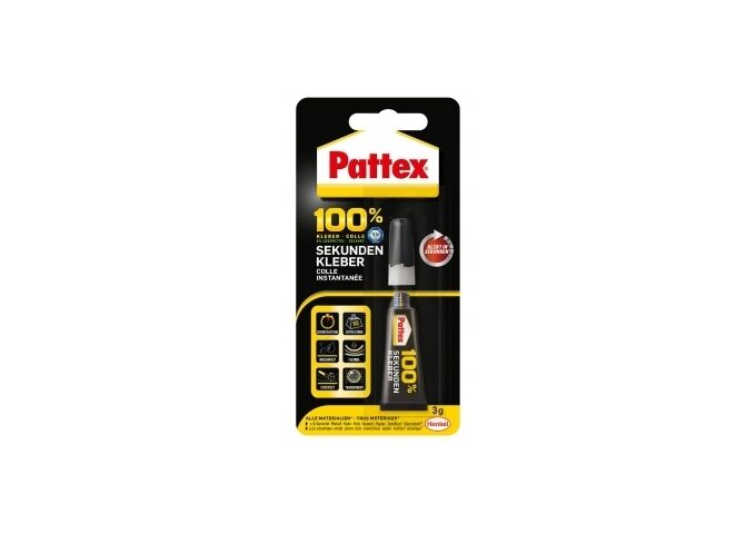 Pattex 100% Sekundenkleber 3 g