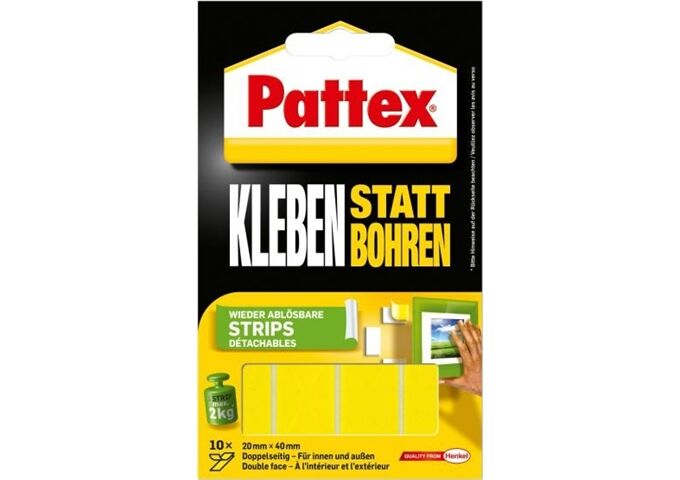  Pattex Montage Klebe-Strips wiederablösbar