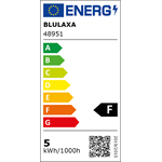 Blulaxa LED SMD Lampe G45 E14 5W 470 lm WWDoppelpack