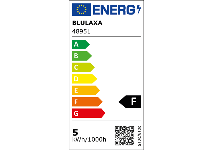 Blulaxa LED SMD Lampe G45 E14 5W 470 lm WWDoppelpack