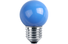 Blulaxa LED Deko Lampe G45 E27 1W blau IP44