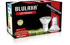 Blulaxa LED SMD Lampe PAR16 GU10 4W 345 lmWW 36 Doppelpack