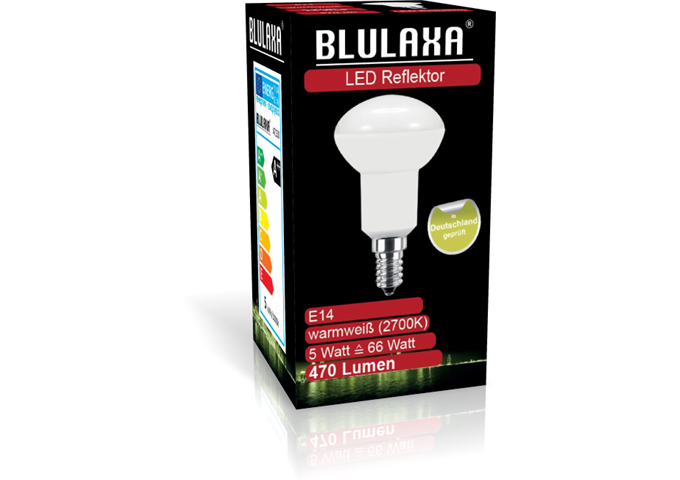 Blulaxa LED SMD Lampe R50 E14 5W 470 lm WW120