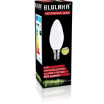 Blulaxa LED Filament Lampe C35 E14 4,5W 470lm WW opal