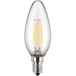 Blulaxa LED Filament Lampe C35 E14 4,5W 470lm WW