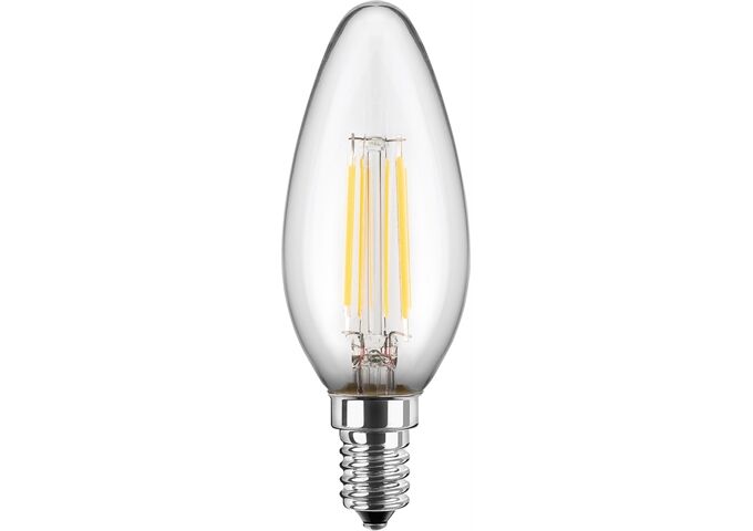 Blulaxa LED Filament Lampe C35 E14 4,5W 470lm WW