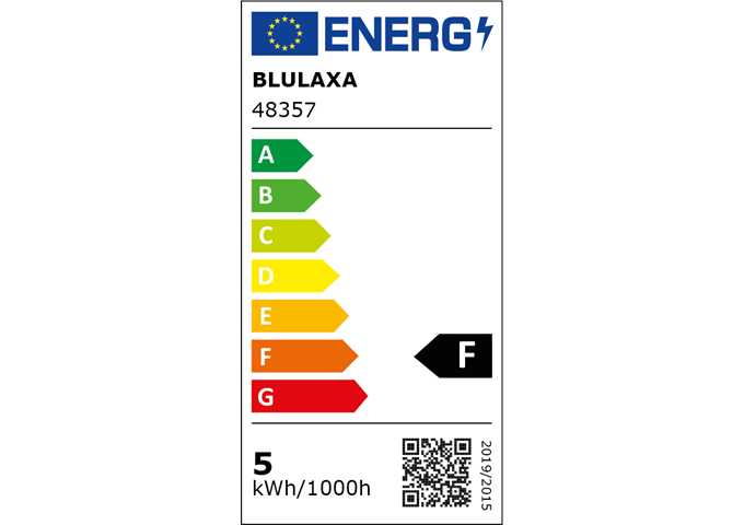 Blulaxa LED SMD Lampe G45 E27 5W 470 lm WW