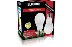 Blulaxa LED SMD Lampe A60 E27 8W 810 lm WWDoppelpack