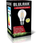 Blulaxa LED Filament Lampe A60 E27 12W 1521lm WW