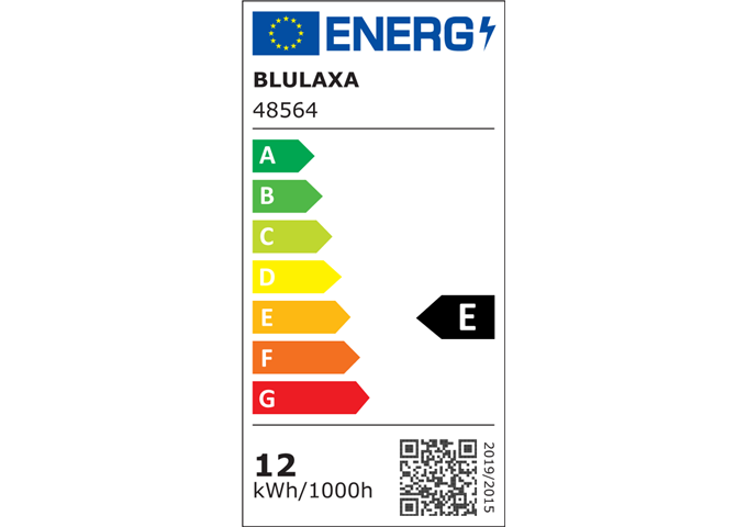 Blulaxa LED Filament Lampe A60 E27 12W 1521lm WW