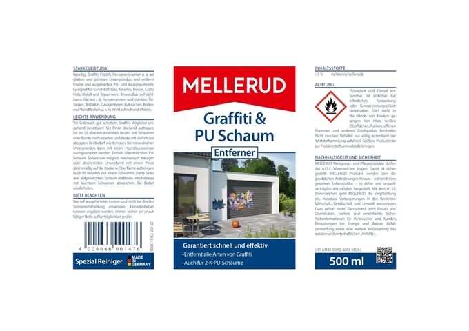 Mellerud Graffitit & PU Schaum Entferner 0,5L
