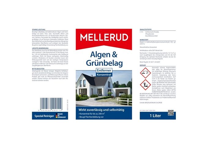 Mellerud Algen & Grünbelag Entferner 1,0 L