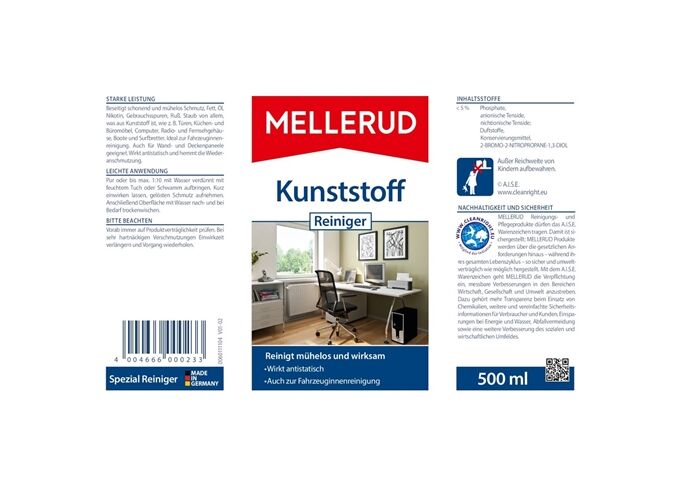 Mellerud Kunststoff Reiniger 0,5 l