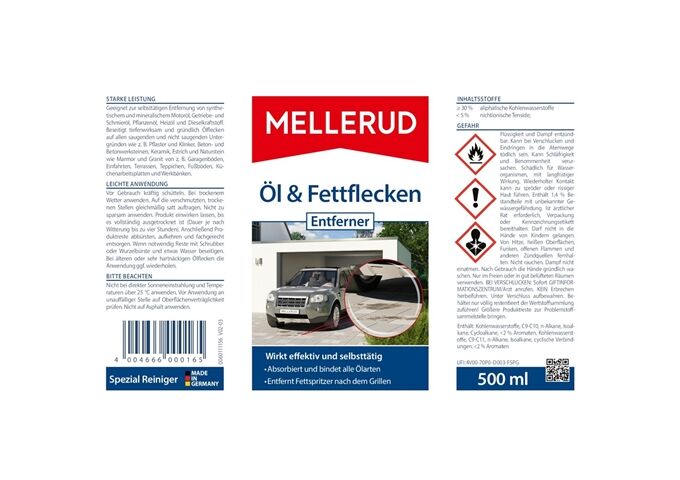 Mellerud Öl & Fettflecken Entferner 0,5 L