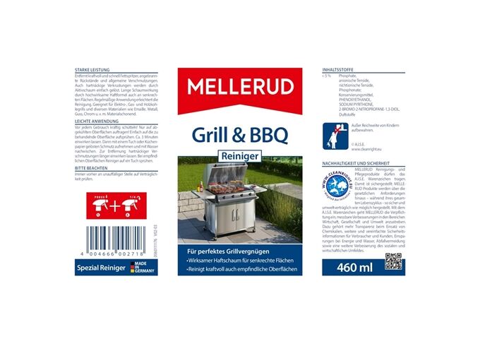 Mellerud Grill & BBQ Reiniger 460 ml