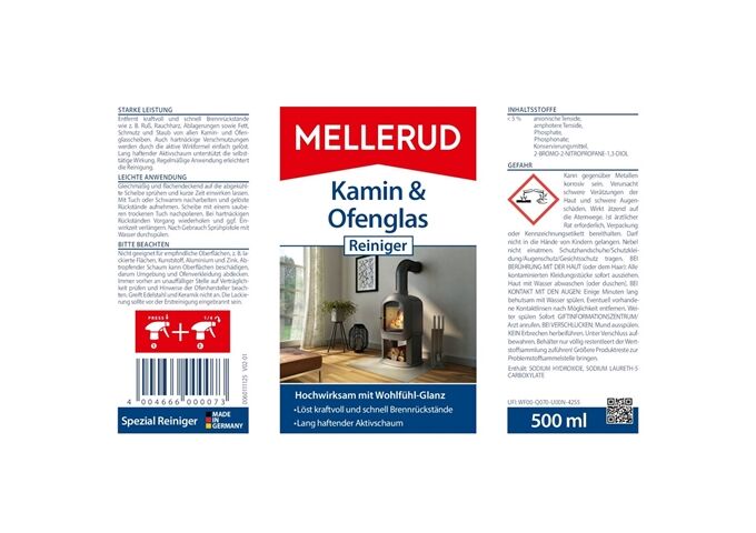 Mellerud Kamin & Ofenglas Reiniger 0,5 L