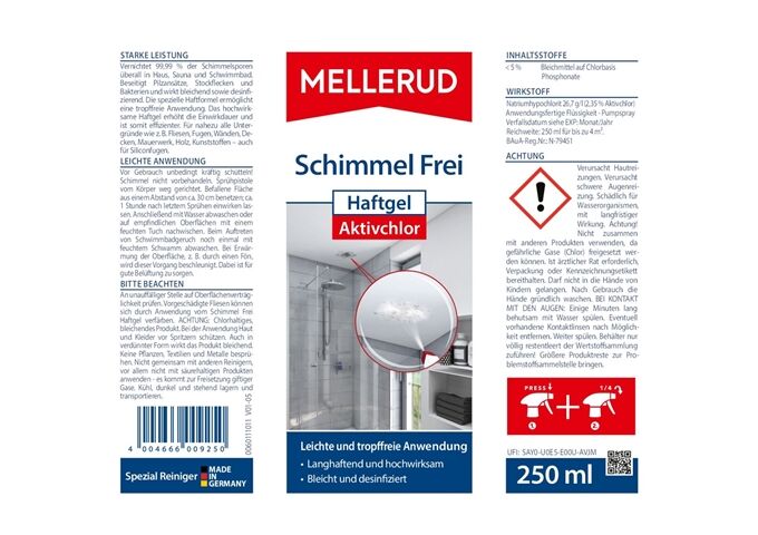 Mellerud Schimmel Frei Haftgel 0,25 L