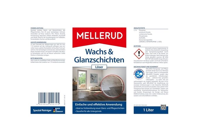 Mellerud Wachs & Glanzschichten Löser 1,0 L