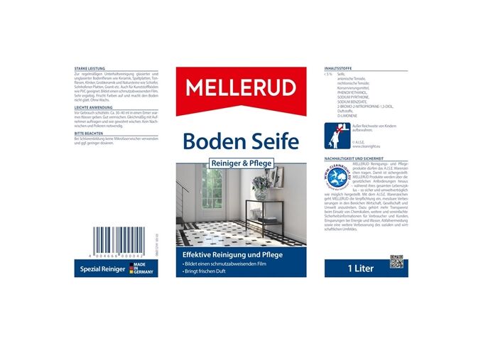 Mellerud Boden Seife Reiniger & Pflege 1,0 L