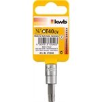 KWB Steckschlüssel-Einsatz 1/4 ´ ´ TorxT40