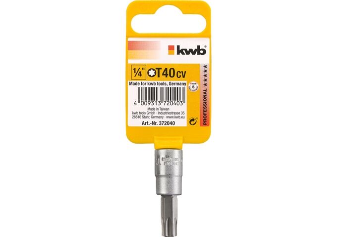KWB Steckschlüssel-Einsatz 1/4 ´ ´ TorxT40