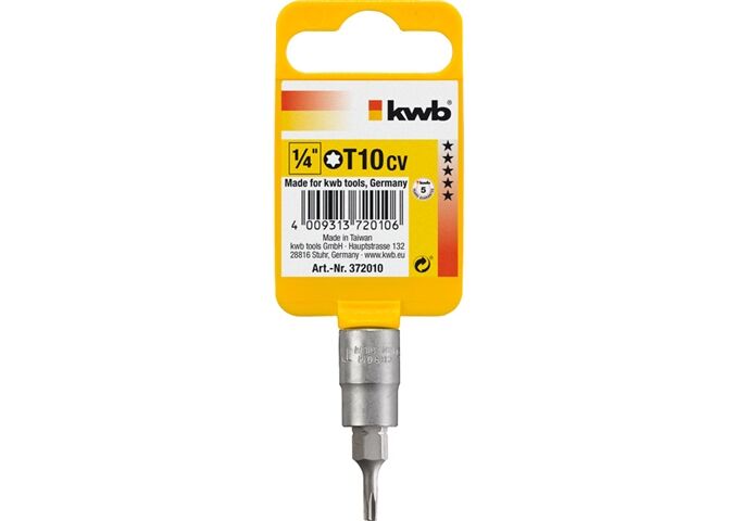 KWB Steckschlüssel-Einsatz 1/4 ´ ´ TorxT10