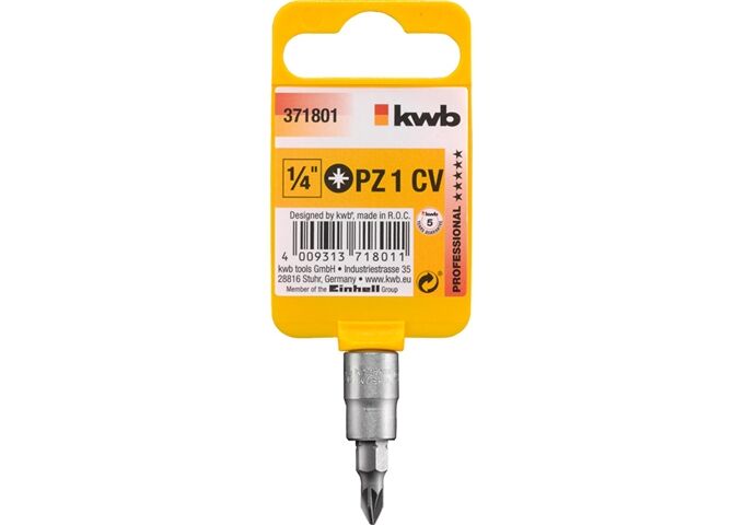 KWB Steckschlüssel-Einsatz 1/4 ´ ´ PZ1