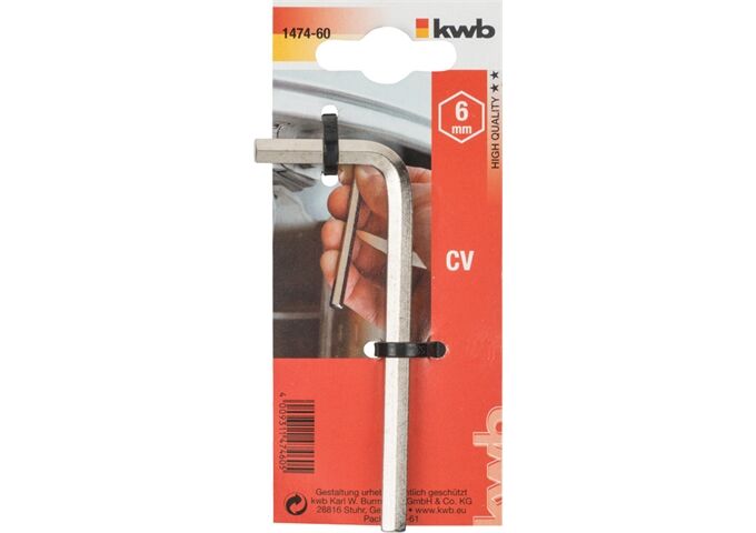 KWB 6-kant Stiftschlüssel CV 6.0