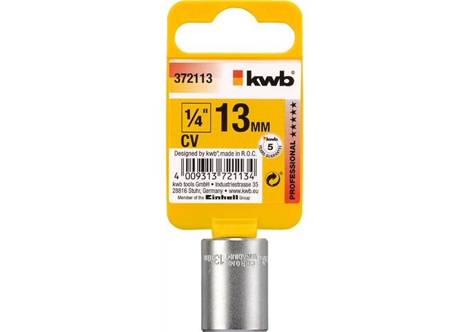 KWB Steckschlüssel-Einsatz 1/4 ´ ´ 13mm