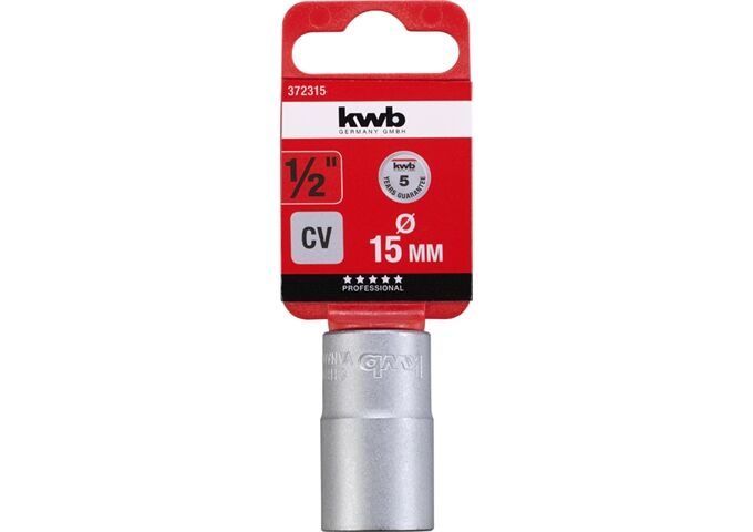 KWB Steckschlüssel-Einsatz 1/2 ´ ´ 15mm