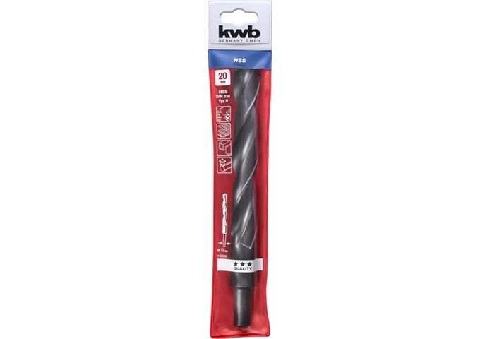 KWB HSS Spiralbohrer abgedreht D20.0mm