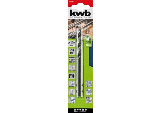 KWB HI-NOX HSS-Spiralbohrer D10.0mm