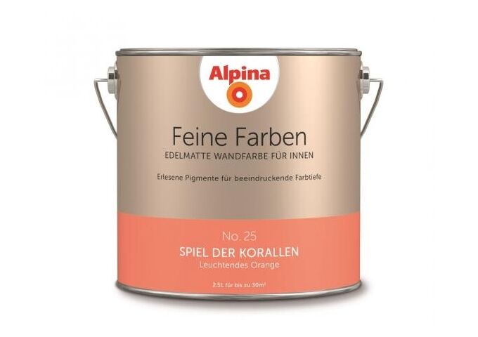 Alpina Feine Farben 2,5 L Spiel der Korallen